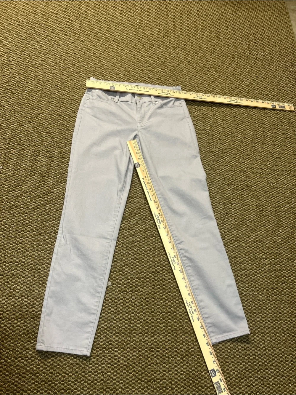 Talbots Gray Straight-Leg Jeans